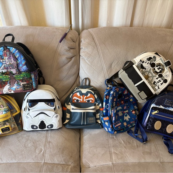 Loungefly Handbags - Loungefly backpacks -$245 for all or $35 each